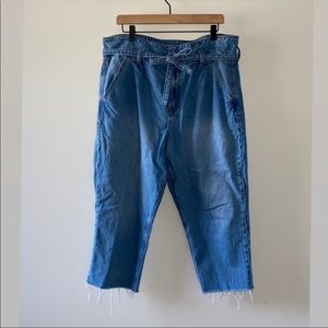 American Eagle Paper bag Mom Jeans